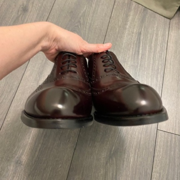 Brioni Brown Leather Wingtip Oxford Shoes Size 11 NWT - Picture 7 of 13